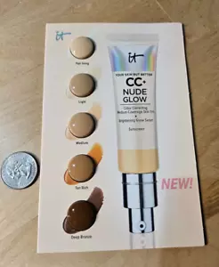 IT Cosmetics CC+ Nude Glow Color Correcting Medium Coverage Skin Tint SPF #RA-22 - Picture 1 of 2