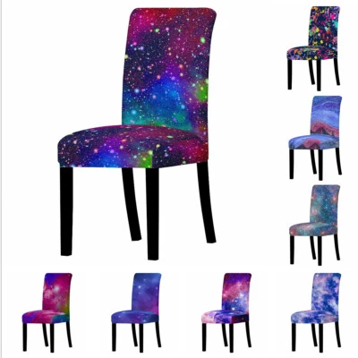 Juego de fundas para sillas elásticas universales 1 2 4 6 piezas de spandex para comedor Foto 1 de 4