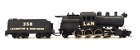 Vintage Mantua Ho Scale  Lexington & Northern 2-8-2  Camelback  Steam Engine