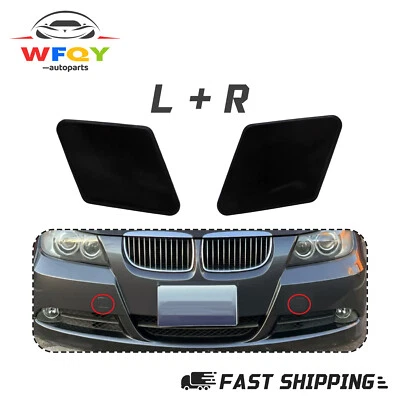 Par de cubiertas de arandela de faros 61678031307+308 para BMW E90 325i 328i 335i 2006-2008 Foto 1 de 4