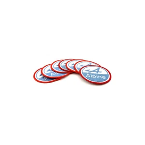 Alpine Circle Embroidered Sew On Patch PAT083 - Picture 1 of 2
