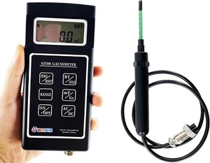 AC DC Surface Magnetic Field Detector Teslameter Tesla Meter Gauss Meter - Picture 1 of 11