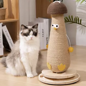 Pet Cat Scratching Post Climbing Tree Scratcher Tower Kitten Activity Centre UK - Picture 1 of 11