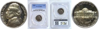 1953 5C Jefferson Nickel Proof  PCGS PR 66 - Image 1 of 3