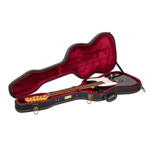 Crossrock Wooden Case-Fits Telecaster and Stratocaster Styles of Guitars - Picture 1 of 37