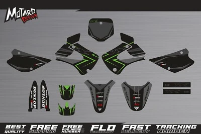 Kit gráfico para decalques Kawasaki KX 85 2001-2007 2008 2009 2010 2011 2012 2013 - Imagem 1 de 3