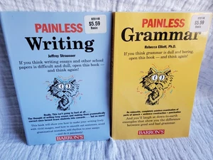 Painless Writing & Painless Grammar 2 Barron's Painless Series Writing Guides - Picture 1 of 2