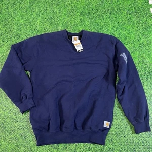 Pullover Carhartt J154 foderato termico vintage felpa pesante J154 nuovo con etichetta - Foto 1 di 7