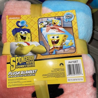 Плюшевое одеяло SpongeBob: The SpongeBob Movie Sponge Out Of The Water - Изображение 1 из 4