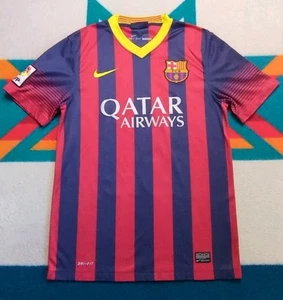 Maglia FC Barcelona 2013/2014 Home Nike Dri Fit Autentica Calcio Futbol Small - Foto 1 di 7