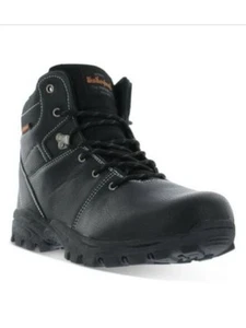 WEATHERPROOF VINTAGE Mens Black Mixed Media Jeremiah Round Toe Hiking Boots 12 M - Picture 1 of 2