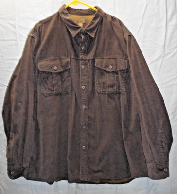 Faded Glory Originals Para Hombre Talla 3XL-Alta Marrón Pana Chamarra-Usada Foto 1 de 4