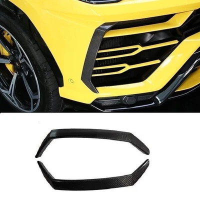 Cubierta de parachoques delantero de fibra de carbono seca apta para LAMBORGHINI URUS 2018-2021 Foto 1 de 4