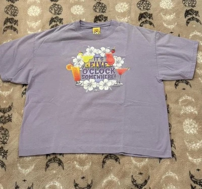 Camiseta vintage Y2K Big Dogs para mujer talla grande Its Five O’clock Somewhere  Foto 1 de 4