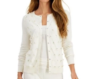 Charter Club Langarm-Strickjacke Damen Größe M - Bild 1 von 7