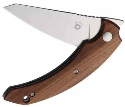 Bastinelli Creations Pocket Knife Becut Steel Blade Santos Wood Handle FX-539 ST - Image 1 of 2
