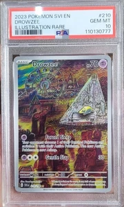 2023 Pokémon SVI EN Drowzee Illustration Rare Card PSA 10 Gem Mint - Picture 1 of 3