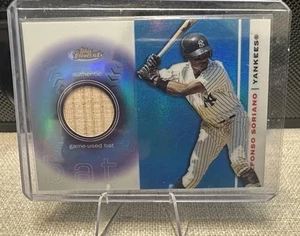2003 Topps ALFONSO SORIANO Game Used Bat Relic “Finest Relics” - NY Yankees. - Picture 1 of 2