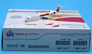 JC Wings 1:400 Iberia Regional Bombardier CRJ-1000 modellino aereo pressofuso EC-MJO - Foto 1 di 12