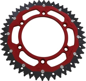 Moose Dual Ring Rear Sprocket 48T Aluminum Red Gas Gas MC 125 2021 - Picture 1 of 1