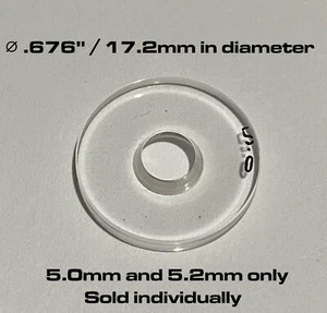 .676'' / 17.2mm FWB, Anschütz, Steyr, Walther + Slimline Clear sight inserts - Foto 1 di 4