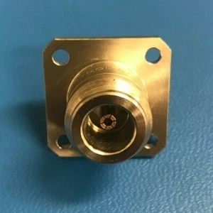 Astrolab 16301: N-Buchse auf SMA Buchse 4-Loch Panel Koax Adapter Steckverbinder - Bild 1 von 2