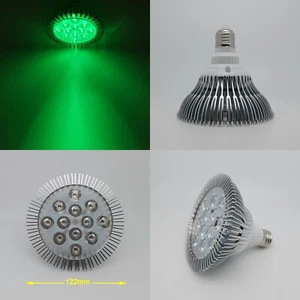 24W 520nm~525nm PAR38 Green LED Lamp Spot Light Bulb for Therapy Plant Aquarium - Picture 1 of 7