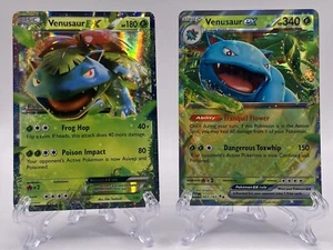 Pokémon TCG Venusaur EX Generations 1/83 & ex 003/165 Pokémon 151 - LP/NM - Picture 1 of 6