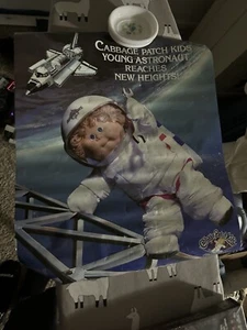 Vintage cabbage patch Kids Young Astronaut Poster 1986 - Picture 1 of 3