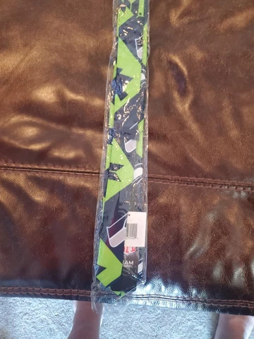Seattle Seahawks NFL- Mens Patches Ugly Team Colors Printed Polyester Tie - New Cover