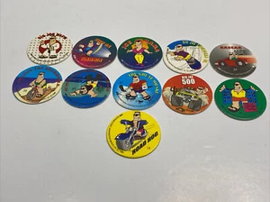 Lot of 11 Vintage Rare Milk Cap Pogs - Big Joe Surf City - No Kinis - Bild 1 von 8
