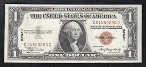 FR. 2300 1935-A $1 ONE DOLLAR “HAWAII” SILVER CERTIFICATE GEM UNCIRCULATED (E) - Picture 1 of 2