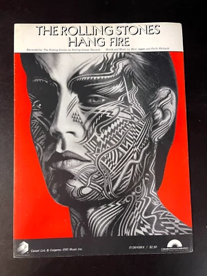 The Rolling Stones Vintage Sheet  - Hang Fire -  CLEAN 3561 - Image 1 of 4