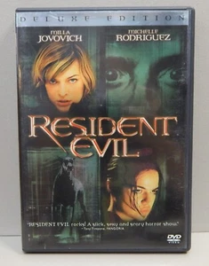 RESIDENT EVIL (DVD, 2002) Deluxe Edition Milla Jovovich Michelle Rodriguez VGC - Picture 1 of 7
