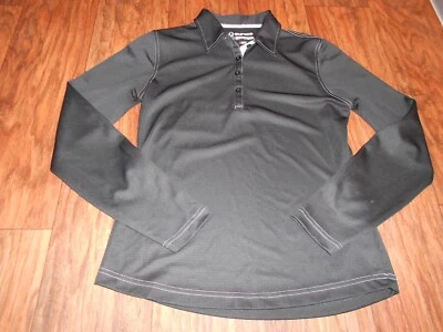 Camisa de golf Sunice para mujer talla M mediana atlética manga larga negra Foto 1 de 4