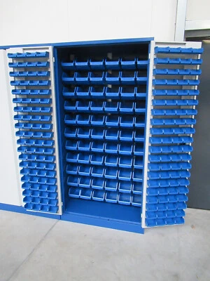 Magazinschrank mit 226 Sichtlagerkästen Kleinteileschrank Sortimentsschrank - Bild 1 von 4