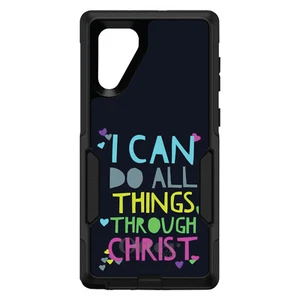 OtterBox Commuter para Galaxy Note (elige modelo) haz todas las cosas a través de Cristo - Imagen 1 de 15