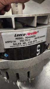 MDA2924 OEM Leece Neville Alternator. 12 Volt 170 amps. AVI555J, 110-875 - Picture 1 of 6