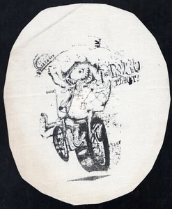 Parche de tela p4 PSYCHO RIDER Años 60 STANLEY MOUSE HOUSE DETROIT Original DE COLECCIÓN - Imagen 1 de 2