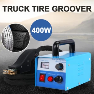 400W Truck Tire Groover Rubber Cutter Regroover Tyre Grooving Machine w/Blades - Picture 1 of 12