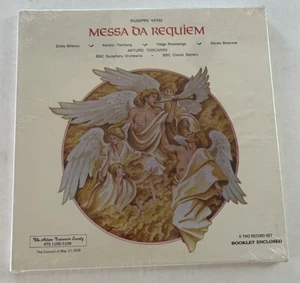 SEALED Verdi Messa Da Requiem Toscanini BBC Symphony 2 LP MINT ATS 1108 1109 - Picture 1 of 7