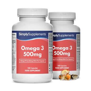 Omega 3 500mg - 360 Kapseln - SimplySupplements