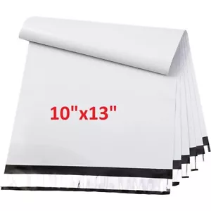 500 pcs 10"x13" White Poly Mailers Shipping Bags Envelopes Packaging Premium Bag - Picture 1 of 11