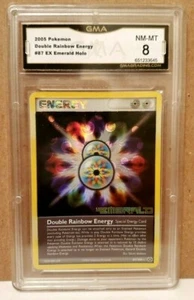 Pokemon Doble Arco Iris Energía EX Esmeralda 87/106 Holo Raro Holofoil GMA ¡Casi nuevo-como nuevo 8!! - Imagen 1 de 4