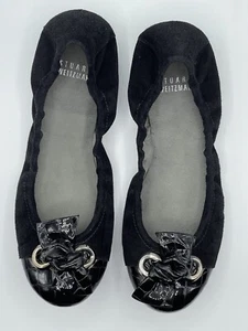 ¡Pisos STUART WEITZMAN! Pisos Cobra en Negro EE. UU. Talla 6 EU 36,5 Nuevos  - Imagen 1 de 4