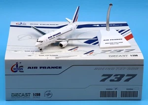 JC Wings 1:200 Air France Boeing B737-500 Diecast Aircraft Jet Model F-GJNT - Imagen 1 de 14