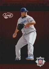 2005 Leaf Cy Young Winners Los Angeles Dodgers Baseball Card #15 Eric Gagne