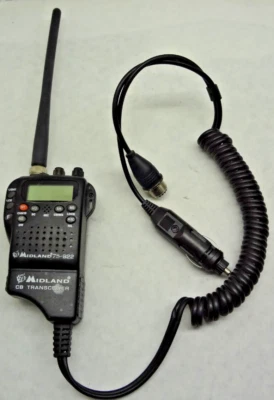 Midland 75-822 40 Channel 4W Handheld Micro Mobile Portable Weather CB Radio - Image 1 of 4