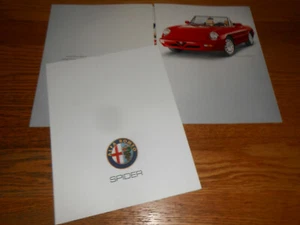 1991 ALFA ROMEO SPIDER BROCHURE / '91 SALES CATALOG / Alfa Part No. AR78 - Picture 1 of 2