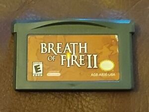Breath of Fire II 2 Nintendo Game Boy Advance GBA Authentic